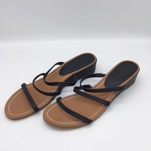 NWOT Splendid black leather sandals size 9 casual